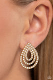 Red Carpet Reverie - Gold Earring