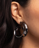 Curly Cadence - Black Earring