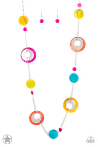 Kaleidoscopically Captivating Multi-Color - Necklace