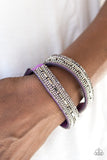 Shimmer and Sass - Purple Bracelet