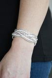 Girls Do It Better - White Wrap Bracelet