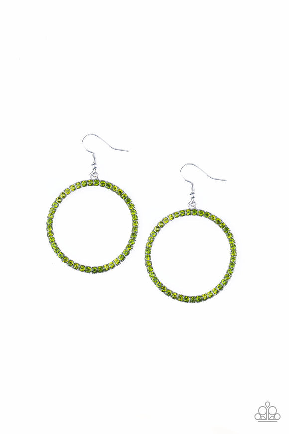 Stoppin Traffic - Green Earring