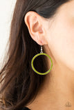 Stoppin Traffic - Green Earring