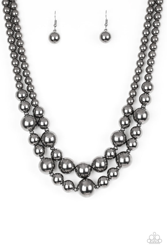 I Double Dare You - Black Pearl Necklace