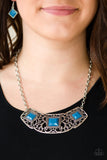 Feeling Inde-PENDANT - Blue Necklace