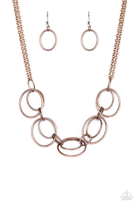 Urban Orbit - Copper Necklace