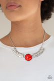 Egyptian Spell - Orange Necklace