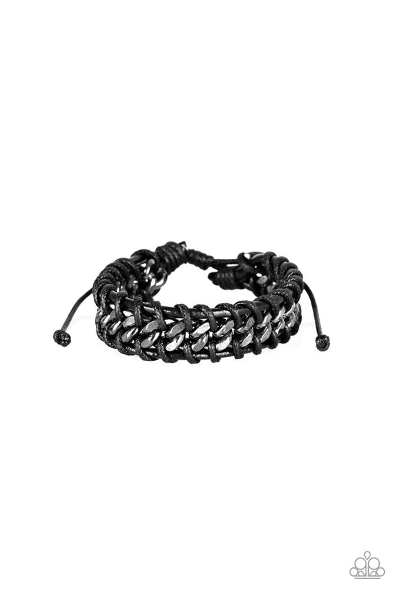 Racer Edge - Black Men Bracelet