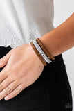 Rollin In Rhinestones - Brown Bracelet