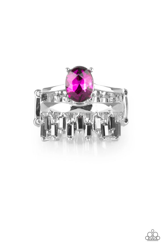 Crowned Victor - Pink Ring