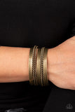 Perfectly Patterned - Brass Cuff