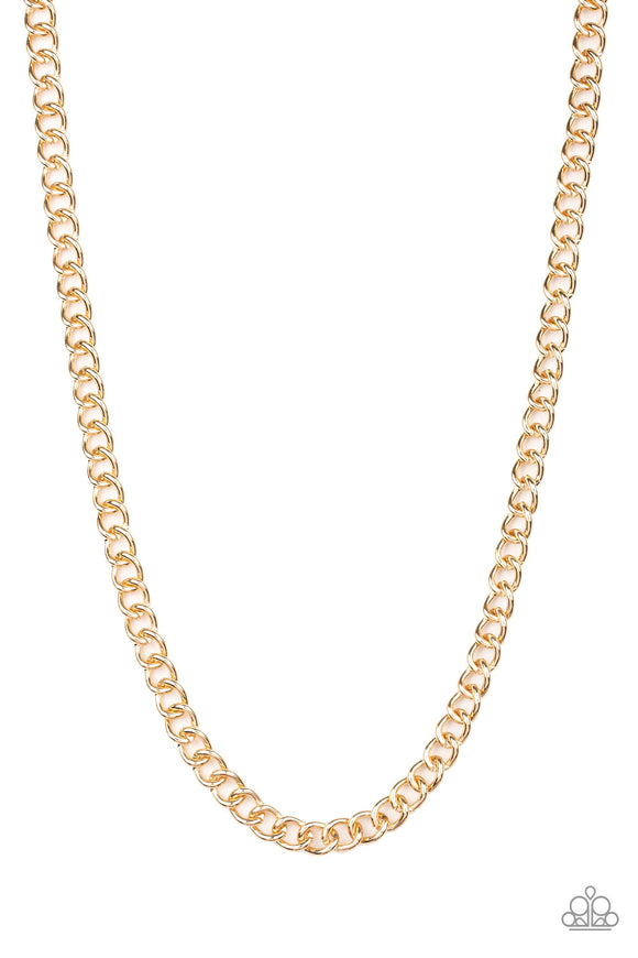 Full Court - Gold Urban Necklace