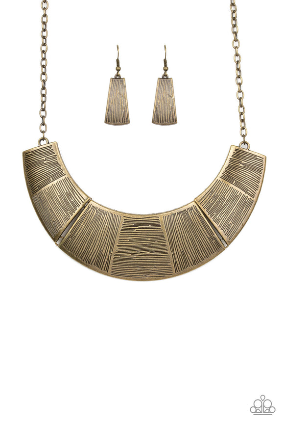 More Roar - Brass Necklace