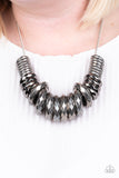 Haute Hardware - Silver/Gunmetal Necklace