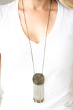 Natures Melody - Brass Necklace