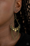 Burst Into TIERS - Brass Earrings