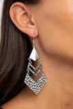 Work Hazard - Silver Earrings