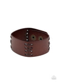 Batters Up - Brown Bracelet