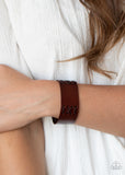 Batters Up - Brown Bracelet