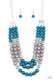 BEAD Your Own Drum - Blue Necklace