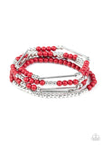 BEAD Between The Lines - Red Bracelet