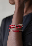 BEAD Between The Lines - Red Bracelet