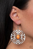 Southwest Walkabout - Orange Earring