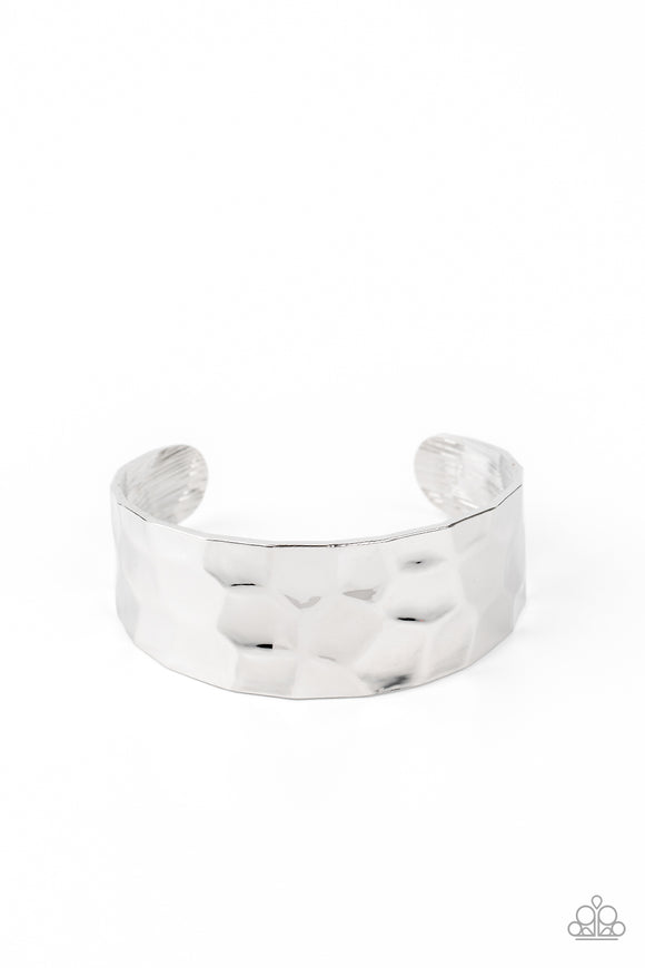 Is It HAUTE In Here? - Silver Bracelet Cuff