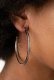 Sultry Shimmer - Black Earrings