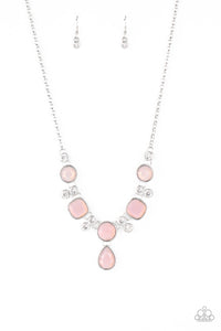 Crystal Cosmos - Pink Necklace