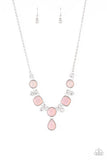 Crystal Cosmos - Pink Necklace