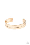 Urban Uproar - Gold Cuff Bracelet