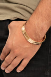 Urban Uproar - Gold Cuff Bracelet