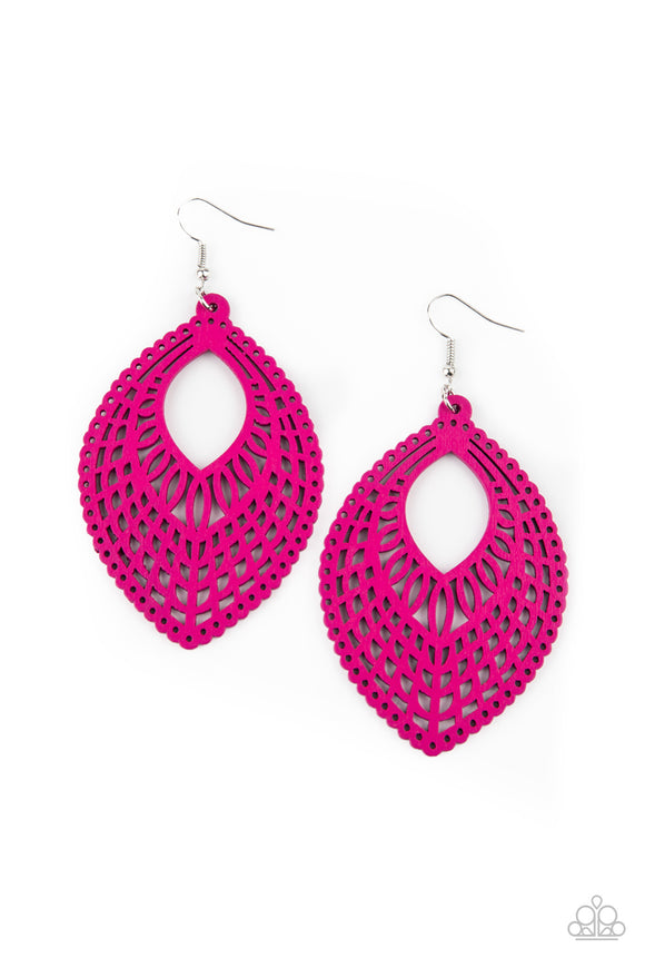 One Beach At A Time - Pink Earring