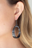 Urban-Spun - Black Earrings