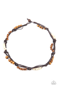 Tiki Tour - Brown Men Necklace