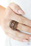 FRILLED To Be Here - Copper Ring