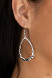 BEVEL-headed Brilliance - Silver Earrings