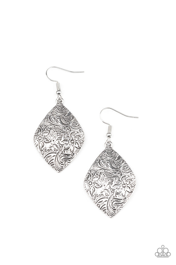 Flauntable Florals - Silver Earring