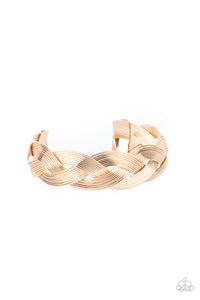 Woven Wonder - Gold Bracelet