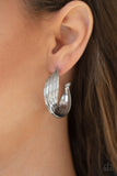 Curves In All The Right Places - Silver Hoop Earring