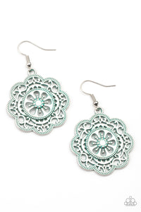 Western Mandalas - Blue Earring