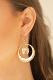 Rounded Radiance - Gold Earring