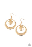 Rounded Radiance - Gold Earring