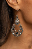 Bohemian Ball - Black Earrings