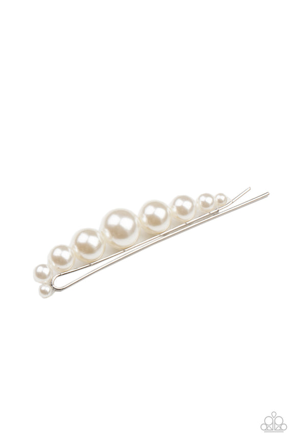 Elegantly Efficient - White Hair Clip