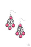 Canyon Chandelier - Pink Earring