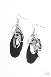 Ambitious Allure - Black Earrings