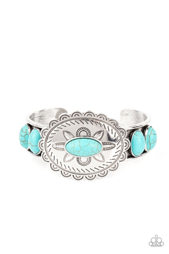 Canyon Heirloom - Blue Cuff Bracelet