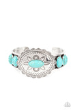 Canyon Heirloom - Blue Cuff Bracelet